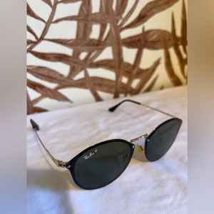 Ray-Ban Blaze Round Sunglasses (w/ Care Kit)
